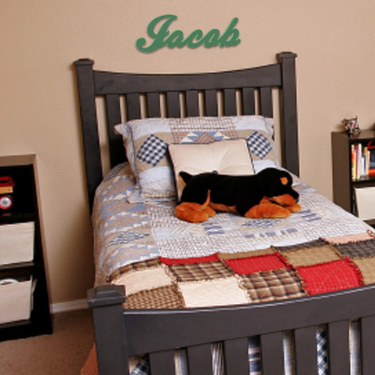 Script Wooden Name Wall Hanging